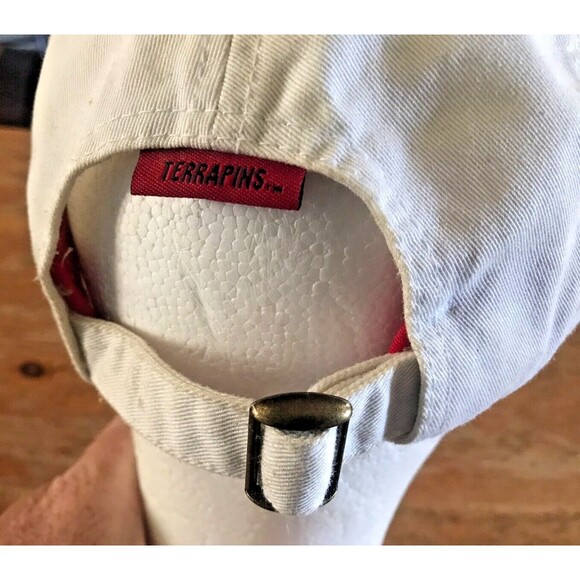 Maryland Terrapins Baseball Hat Terps White Circle Logo Drew Pearson University - Picture 6 of 8